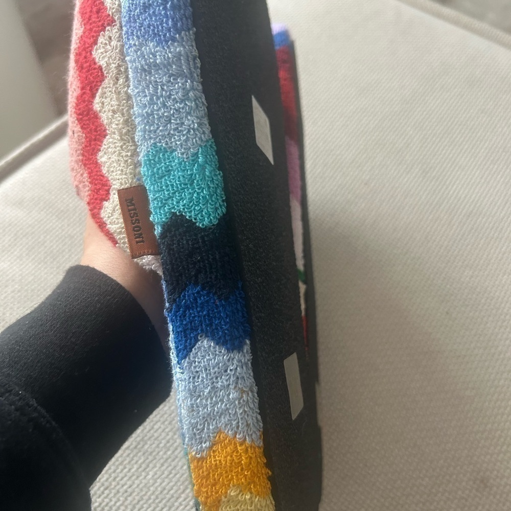 NWT! Missoni Cecil Open Slippers Terry Cloth Size XL - Picture 11 of 14